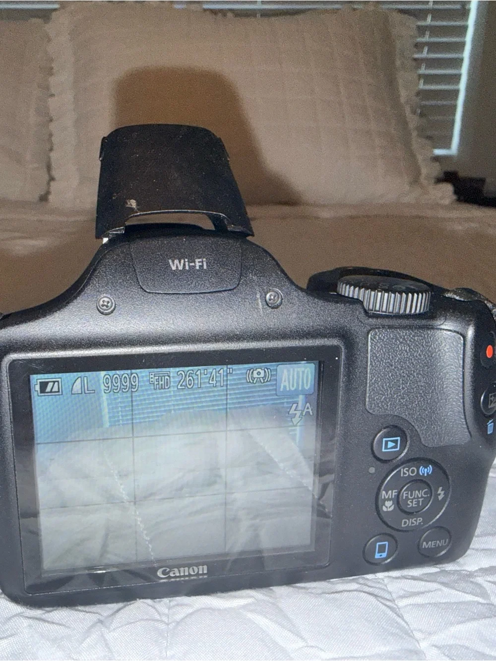 Canon PowerShot SX530 HS Digital Camera in Black with Blue Lens Accents
